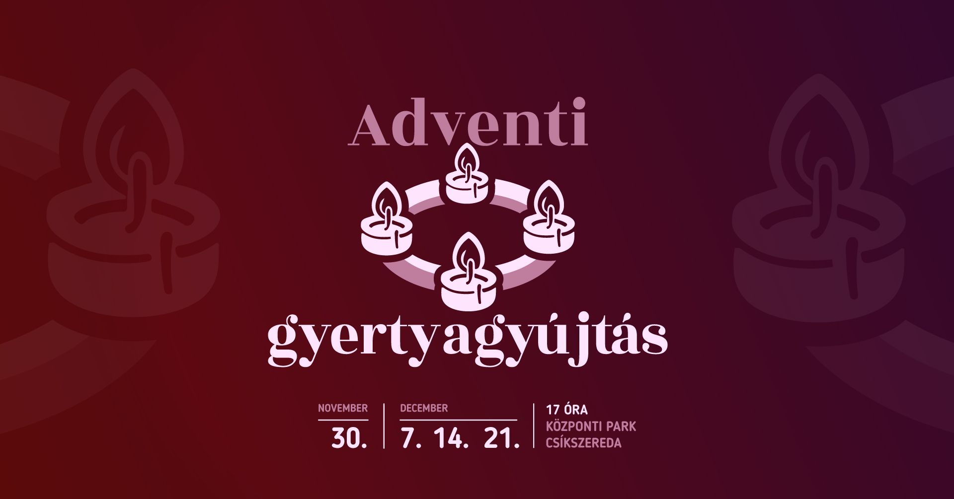 Esemenyek 2025 Adventi Gyertyagyujtas