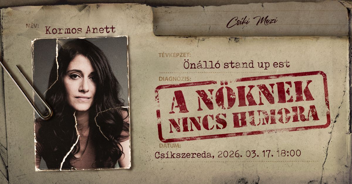 Esemenyek 2026 Muveszetekhaza Kormosanett